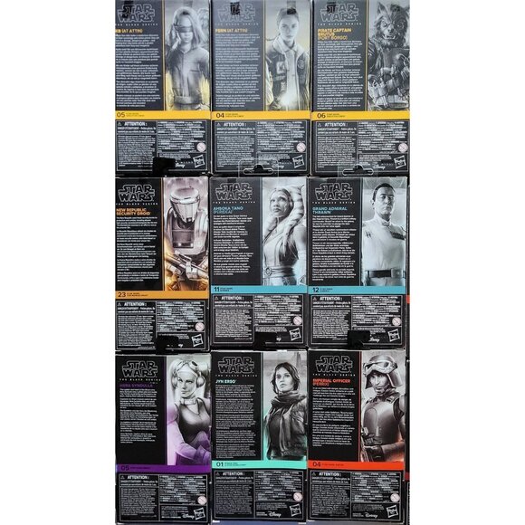 Hasbro Star Wars The Black Series 6" Action Figure Bundle (28 Action Figures) - Picture 7 of 8